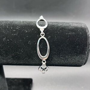 Sterling Silver Oval Link Bracelet